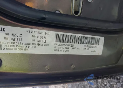 2017 Chrysler 300 Limited from USA, damaged, VIN 2C3CCAAG7HH647514